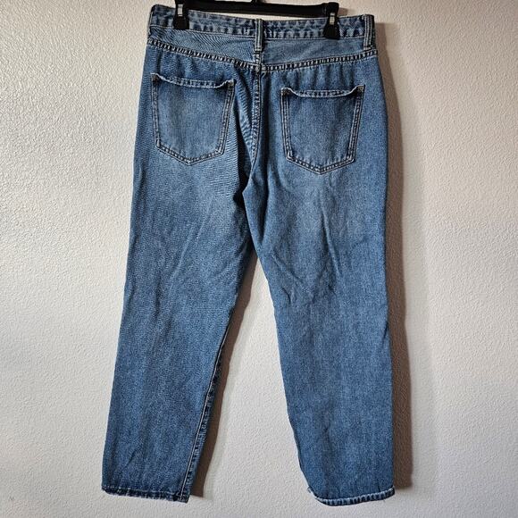 Forever 21 Boyfriend Distessed Denim Jeans Size 30 Women Blue - Picture 6 of 7